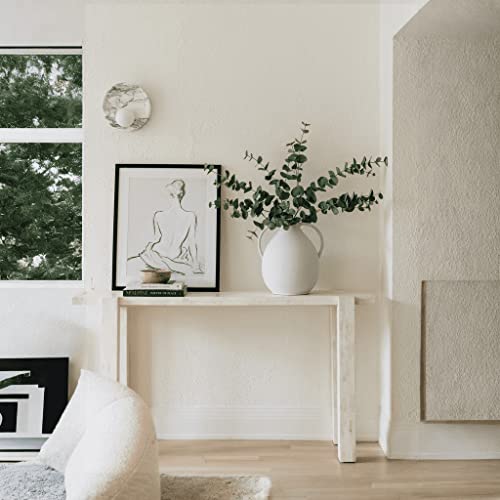 Annie&Panda 2 Pack Artificial Eucalyptus Stems | Faux Greenery Branches | Lifelike Faux Plant For Home Decor, Weddings & Events - Low Maintenance & Realistic – 38.5 Inches #TOP2