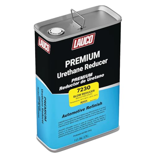 Slow Urethane Grade Reducer (7230) 1 Gallon 75F - 95F - For Automotive Paint and Industrial Paint Use - High Performance Automotive Grade