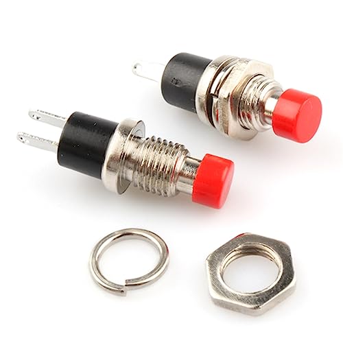 Bouton-poussoir momentané 7mm pour réparer vos appareils et tableaux de commande
