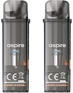 Aspire Gotek X 0.8 Ohm Replacement pods For Gotekx kits, 4.5 Large - Pack of 2, No Nicotine.