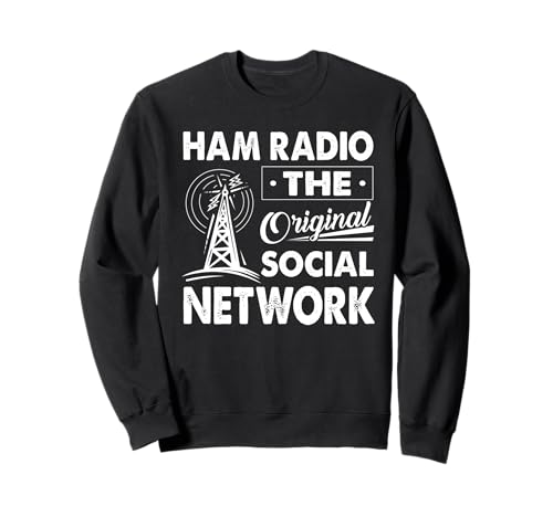 Ham Radio La Red Social Original Divertido Amateur Operador Sudadera