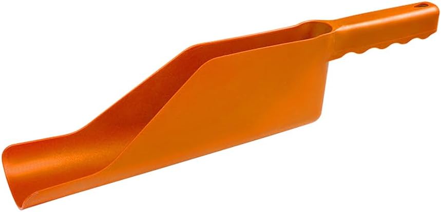ibasenice 17 Inch Plastic Gutter Scoop, Lightweight Leaf Shovel for Roof & Garden Debris Removal, Ergonomic Hand Tool for Easy Outdoor Cleanup in Yards, Orchards