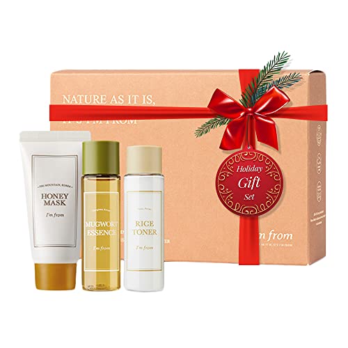 [I'm from] Miniature set, rice toner, mugwort essence, honey mask, gifts for women, stocking stuffers