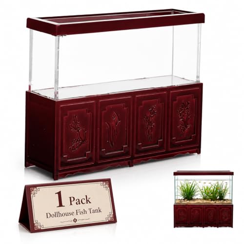 Aquarium miniature de poupée petit bocal à poissons rétro pour table de sable