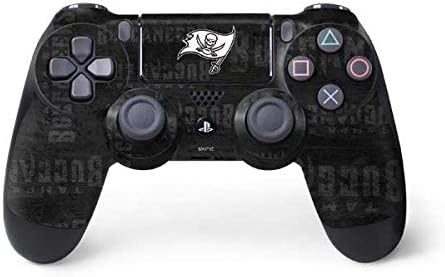 Vista 13 de Skinit Calcomanía para juegos compatible con el controlador de PS4, diseño oficial de los Tampa Bay Buccaneers de la NFL Rojo