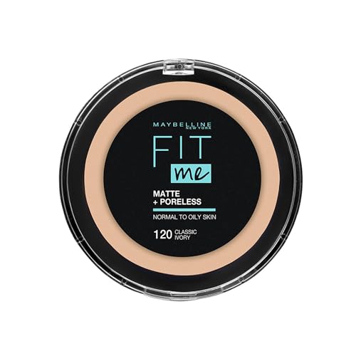 MAYBELLINE New York Fit Me Matte and Poreless Powder 120 Classic Ivory
