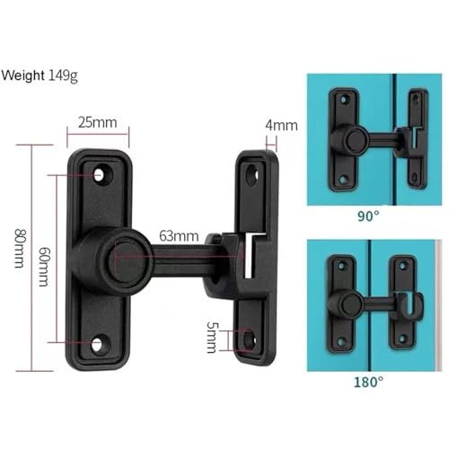 Serrure push-pull lumineuse sans perçage pour sécuriser discrètement vos portes intérieures