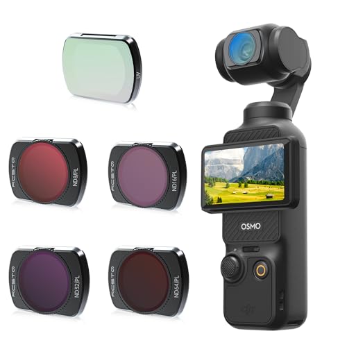 RCGEEK ND Filters Set Compatible with DJI OSMO Pocket 3, ...