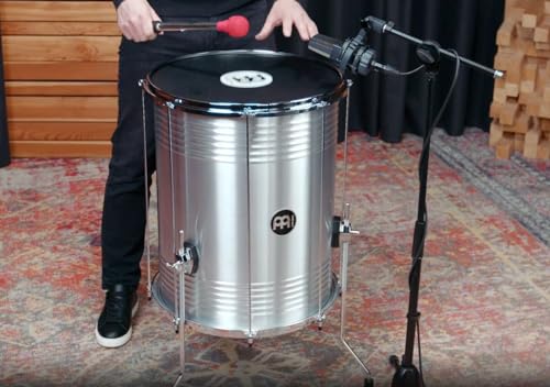 Baqueta Meinl Samba Beater SB1 para Surdo y Repinique, punta de fieltro de 2 pulgadas y mango de aluminio, 15 pulgadas, garantía de 2 años miniatura 3