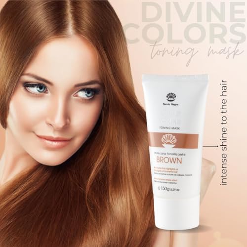 PÉROLA NEGRA Divine Colors Toning Mask Brown miniatura 7