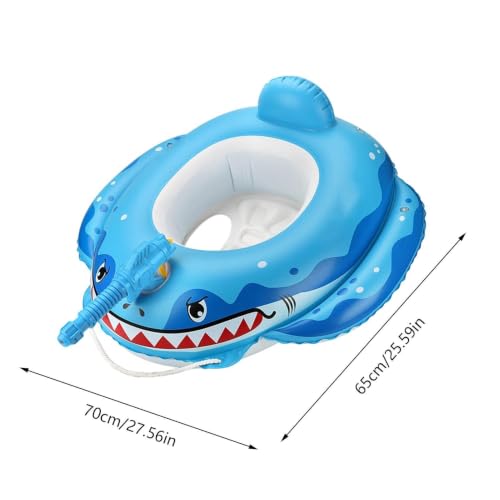 Flotador de piscina para bebé con diseño de tiburón para días de playa 3