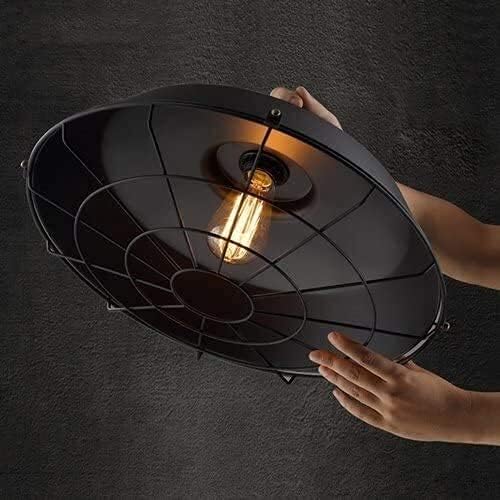 Industrial Vintage Style Iron Chandelier Adjustable Pendant Light Fixtures Mini Industrial Ceiling Lamp for Kitchen Island Dining Room Hallway Bedroom