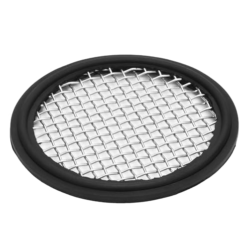 Image of DERNORD 2 Pack 2 inch Sanitary Tri-Clamp Gasket Buna-N (NBR) w /Stainless Bonded Type Screen 8 Mesh