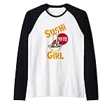 Sushi Girl Kawaii Manga Cute Anime Japanese Food Nigiri Raglan Baseball Tee