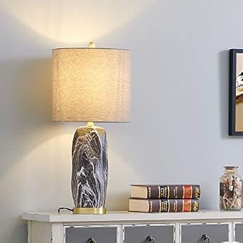 Lite Source Coliseo 28 1/2 Slate Pattern Modern Ceramic Table Lamp
