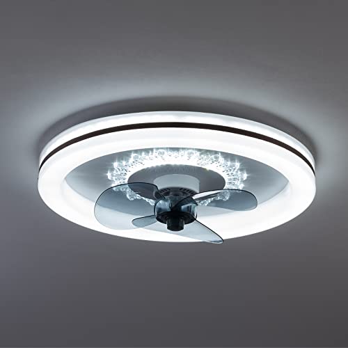 Ventilateurs de plafond design de 22 pouces avec éclairage modulable - 2