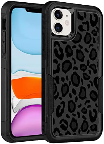 LOQUPE Designed for iPhone 11,Heavy-Duty Tough Rugged Lightweight Slim Shockproof Protective Case for iPhone 11 6.1 Inch,Women Girls,Cute Cheetah Leopard Pattern