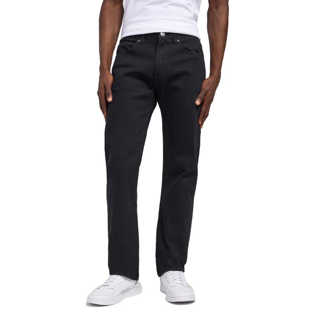 Lee Slim Fit Mvp, Pantaloni Uomo, Nero, 31W / 30L-image