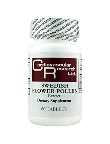 Cardiovascular Research Swedish Flower Pollen Extract, White, 60 Count