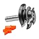 ENT 16380 Gehrungs-Verleimfräser HW, Schaft (S) 8 mm, Durchmesser (D) 38,1 mm, NL 12,7 mm, M 6 mm, SL 32 mm Holzstärken von 8 bis 10 mm