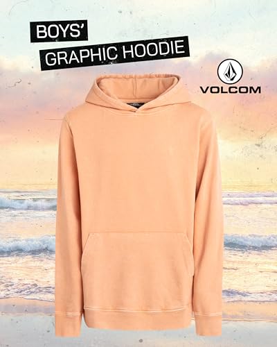 Image of Volcom Boys Hoodie - Long Sleeve Pullover Graphic Hoodie Sweatshirt - Warm Casual Hoodies for Boys (8-20)