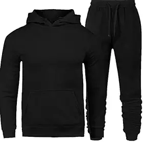 Conjunto Moletom Masculino Com Blusa Canguru + Calça Masculina