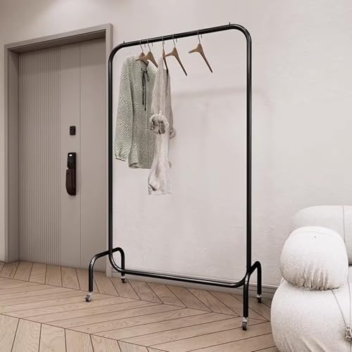 Portant à vêtements à roulettes robuste pour dressing et chambre
