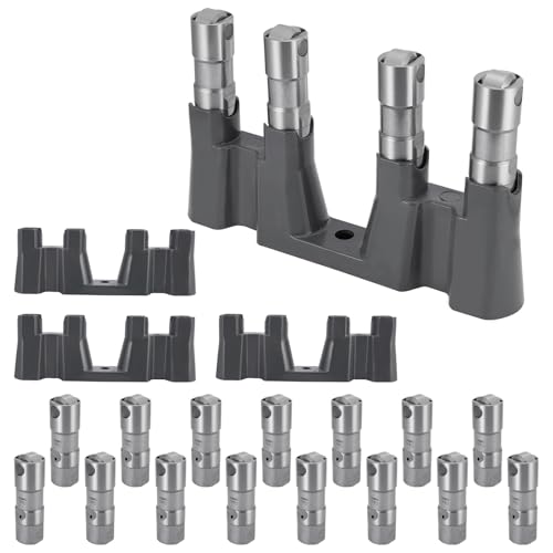 16 PCS LS7 Lifters Set 12499225 Hydraulic Valve Lifter w/ 4 Guides Trays For LS1 LS2 LS3 LS6 LS7 LS9
