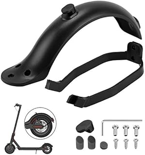 OUXI 2 Pieces Rear Fender Mudguard Bracket for Mi Xiaomi M365/ M365 Pro Electric Scooter Mudguard Scooter Replacement Accessory with Screws and Screw Caps (Black)