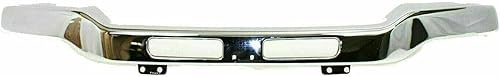 Miniatura 3 de Parachoques delantero de acero cromado con soportes + cenefa inferior imprimada + luces antiniebla lado derecho e izquierdo de repuesto directo para