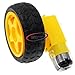 Smart Car Robot Plastic Tire Wheel with DC 3-6V Gear Motor