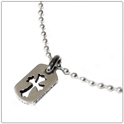 クロムハーツ Chrome Hearts タイニークロス　ドッグタグ クロムハーツタイニーCHクロスチャーム＆カットアウトクロス