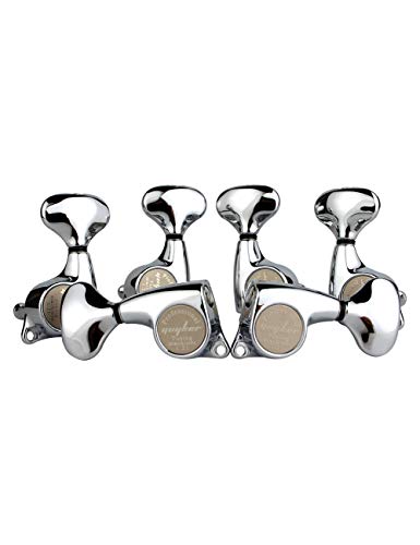 Guyker 6 peças de cabeças de máquina de guitarra (3L + 3R) – Conjunto de afinação selado 1:21 de sub