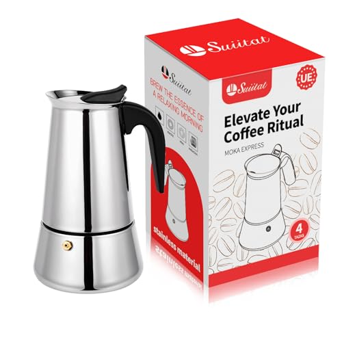 Suiitat 4-Cup Moka Pot