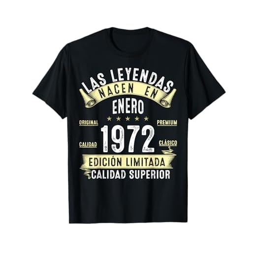 53 Años Cumpleaños Las Leyendas nacen en enero de 1972 Camiseta