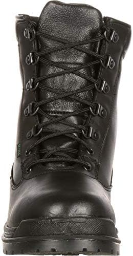 Rocky Men's 6 Inch Postal 8132-1 Slip Resistant Work Boot,Black,9 M US | Image 2