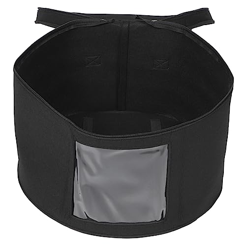 Luxshiny Hat Storage Container Felt Organizer Box for Hats Socks Undergarments Sturdy Deform-resistant Design for Bedroom Travel Storage