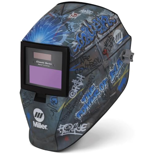 Image of Miller Classic Welding Helmet, ClearLight, Shade 8-13, Street Sparks