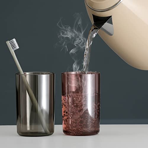 Toothbrush Holders Wall Mounted, Mopms Kids Toothbrush Toothpaste Holder With Cups For Rv Bathrooms, Electric Toothbrush Organizer Bathrooms Countertop Space Saving - 4 Cups #TOP2