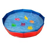 折りたたみ ドッグプール | 子犬用お風呂タブ - PVC 滑り止め 折りたたみ ポータブル バスタブ ペット 犬 猫 子供 用