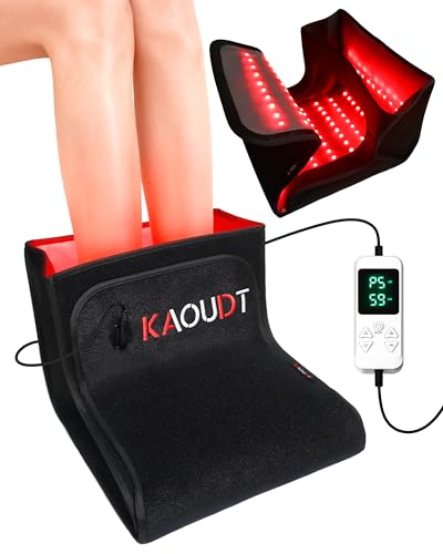 Kaoudt Red Light Therapy Mat for Body Infrared Light Therapy with 660nm & 850nm LEDs Light Therapy Blanket for Back & Joint Comfort
