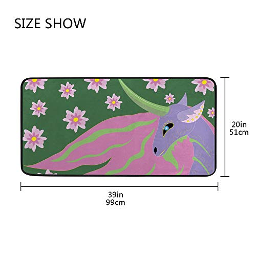 Tapis de cuisine lavable en machine pour sol glissant - 5