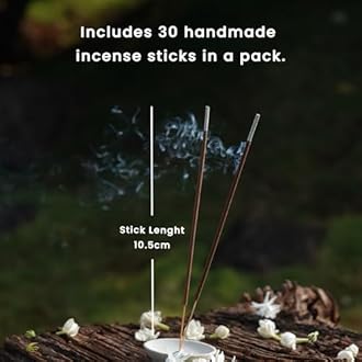 NYASSA Highly Scented Mountain Musk Agarbatti/Incense Sticks - 50g, Earthy Musk Fragrance, Charcoal-Free Agarbatti for Pooja, Meditation, Home Freshness & Perfect for Special Occasions