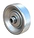 Conveyor Skate Wheels -Replacement Skate Wheels for Flow Rail - Galvanized, Zinc Plated Steel - Ideal for Simple Gravity Rollers or Side Guides & Accessories - 0.15 lb - 10-Pack By Ultimation