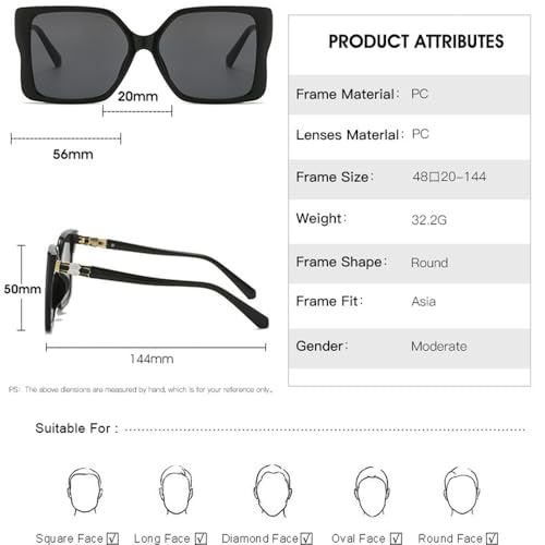 Lunettes de soleil de vue classiques UV400 pour les terrasses d'été
