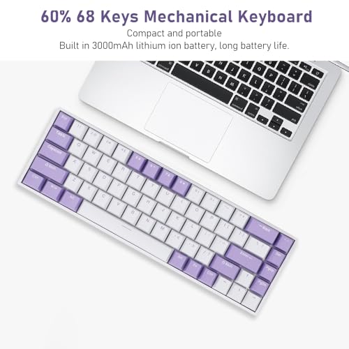 Teclado Mecánico Yoidesudoex04qg81 Bluetooth 5.0 RGB miniatura 5
