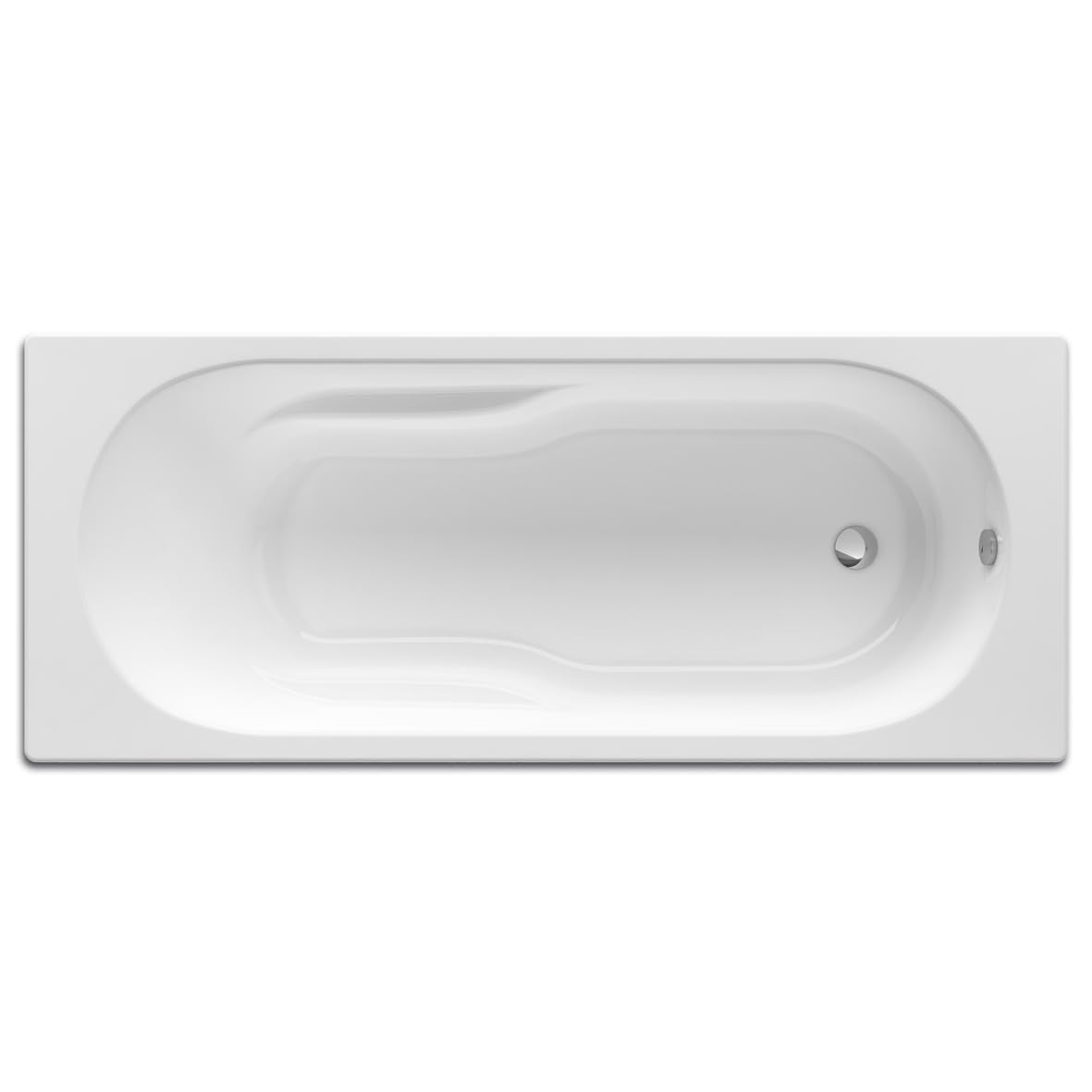 Baignoire rectangulaire avec pieds Neo-Genova 170x75 blanc