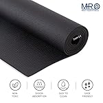 MRO Extra Large Exercise Mat For Home Gym, 8'x4.5'/7'x4.5'/6'x4.5'(7mm) Workout Mats for Gym Flooring, Non-Slip, Extra Thick Durable Cardio Mat, Ideal for Plyo, Weights, MMA, Jump Rope -Shoe Friendly - Image 2