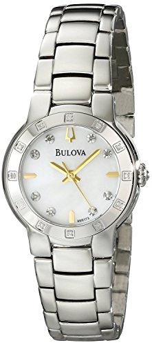 [�u���[�o]Bulova �r���v Diamond Case Watch 96R173 ���f�B�[�X [���s�A���i]