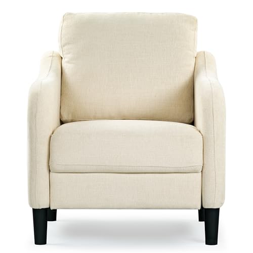 Sillón plegable crema de madera